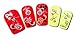 Adorable Nail Art 3D Stickers Decals With Rhinestones Hearts / Flowers Variety Pack of 5