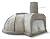 Cuore Ovens Model 1000 Gourmet Wood-Fired Oven Kit - 37.4" internal fire chamber diameter.