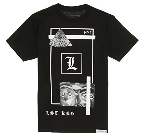 Last Kings Men's Clarity Short Sleeve T Shirt-Black-XL