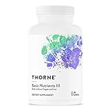 Thorne Research - Basic Nutrients III - Complete Multivitamin-Mineral Health Supplement without Copper and Iron - 180 Capsules