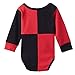A&J Design Baby Girls' Harley Quinn Long Sleeve Bodysuit Snapsuit 6-9 Months