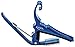Kyser Quick-Change Guitar Capo for 6-string acoustic guitars, Blue, KG6UA