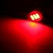 CCIYU 10Pack T4.2/T4 Red 3014SMD 3LED Neo Wedge A/C Climate Control Light Bulbs