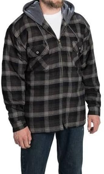 Boscov's Mens Flannel Hoodie Flash 