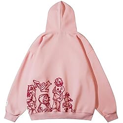 Aelfric Eden Mens Graphic Oversized Hoodie Cartoon
