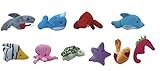 10PCS A SET Finger Puppet/Dolls/Toys Story-telling Props/Tools Toy Model Babies/Kids/Children Toys,Marine animals