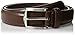 Stacy Adams Men's 30 MM Pinseal Leather Belt with Brushed Nickel Buckle