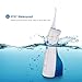 Kissliss 220ML Water Flosser Inductive Rechargeable IPX7 Waterproof Oral Irrigator Powerful Dental Hygiene Tool with 3 Jet Tips and Portable Storage Bag