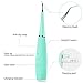 Household Electric Dental Calculus Remover Rechargeable Scraper Plaque Tartar Remover Teeth Cleaning Tools for Oral Care - Green