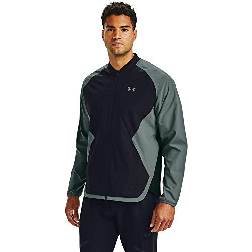 Under Armour Novelty Wind Bomber playera con cremallera completa para hombre