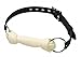 Master Series Silicone Bone Gag,White