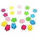 Willbond 2 Styles Felt Flowers for Art and Craft, Assorted Color, 200 Pieces