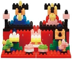 Amazon 東京ディズニーリゾート ナノブロック 箱入りナノブロック ２０１８ひなまつり ミッキー ミニー ドルナド デイジー グーフィー ひな人形 ブロック おもちゃ