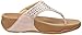 FitFlop Women's Novy Toe Post Flip Flop, Nude, 7 M US