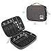 BAGSMART Electronics Organizer Double-Layer Travel Cable Organizer Cord Organizer Bag Accessory Organizer Storage Bag for 7.9