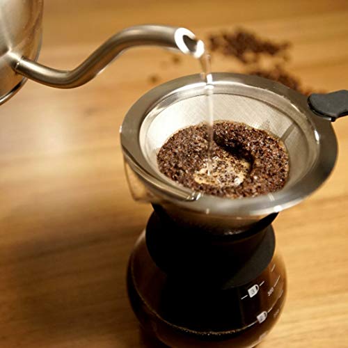 Coffee Gator Pour Over Coffee Maker 10.5 oz Paperless, Portable, Drip