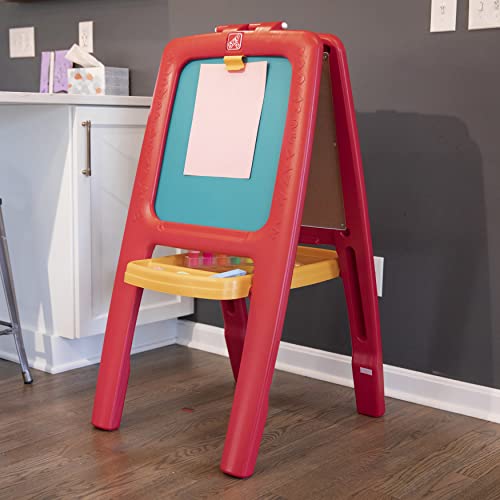 Step2 Kids Easel for Two Dry Erase Easel on One side