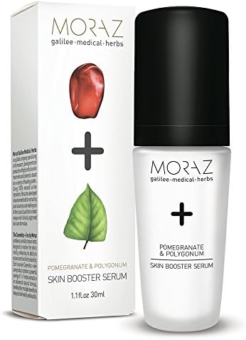 Moraz Herbal Natural Skin Booster Serum with Pomegranate Oil, Polygonum, Myrtle and Wormwood extracts enriched with Vitamin E for all skin types