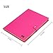 Elvana Pink Padfolio, Business Portfolio with Business Card Holder, Phone Pocket, iPad Pocket, Minimalist Style, Faux Leather, Letter Size