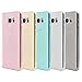 Note 5 Case, Pofesun Crystal Clear Case for Samsung Galaxy Note 5, Scratch Resistant TPU Gel Bumper Soft Skin Silicone Protective Cover-5 Pack(Clear, Blue, Pink, Grey,Yellow)