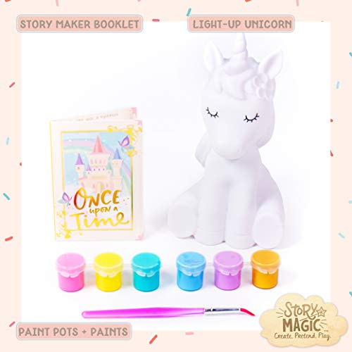 Story Magic Paint Your Own LightUp Unicorn by Horizon Group USA, Paintable, Batteries Required
