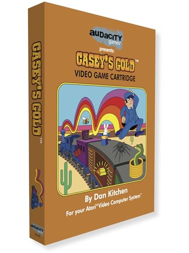 Casey's Gold - Atari 2600, 7800 Game Cartridge from the Legendary Creator of Crackpots, Ghostbusters and Kung-Fu Master. Factory-Sealed Collectible for Atari Retro Games Fans (Standard Edition)
