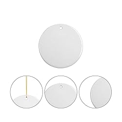 PYD Life 25 PCS Sublimation Ceramic Ornament Bulk