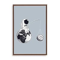 Framed Canvas Wall Art Cartoon Children's Room Canvas Prints Home Artwork Decoration for Living Room,Bedroom - 16x24 inches