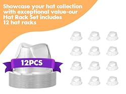 12 Pcs Hat Shaper For Caps Plastic Hat Display