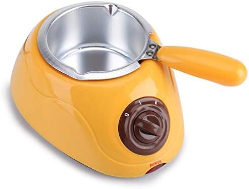Wosune 【𝐒𝐩𝐫𝐢𝐧𝐠 𝐒𝐚𝐥𝐞 𝐆𝐢𝐟𝐭】 Chocolate Melter, Electric Chocolate Melter, Electric Chocolate Melting Tool Electric Chocolate Melting Machine for Butter Cafe Candy Home(Yellow)