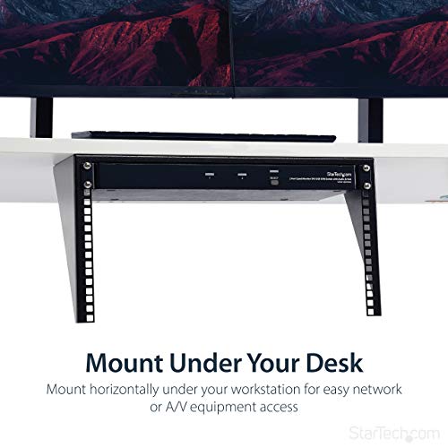 image for StarTech.com 6U Wall Mount Patch Panel Bracket - 19 in - Steel - Verti