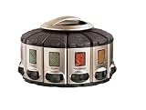 Kitchen Art 57010 Select-A-Spice Auto-Measure Carousel Professional Series, Satin (Kitchen)