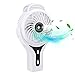 EMDMAK Mini Handheld Cooling USB Misting Fan with Rechargeable Battery for Home Office and Travel (White)