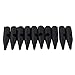 Chuse L35 3RL 100PCS Disposable Black Permanent Makeup Needle Plastic Nozzle Tips for Korean Eyebrow Tattoo Machine