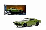 New DIECAST Toys CAR JADA 1:32 W/B - Metals - Fast & Furious - DOM'S 1973 Chevrolet Camaro F-Bomb (Green) 99521