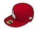 MLB Los Angeles Dodgers Scarlet with White 59FIFTY Fitted Cap, 7 1/4