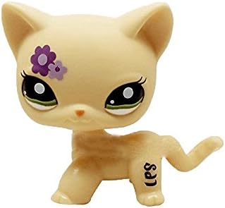 Meidexian888 Rare Littlest Pet Shop, LPS Collector Toy LPS Collectible Figure Loose Standing Cat