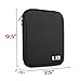 BUBM Travel Organizer for Electronics Accessories, Black