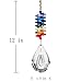 H&D Crystal Chakra Suncatcher Rainbow Makers Crystal Suncatcher Crystal Prisms Hanging Crystals for Window