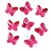 SWAROVSKI ELEMENTS Crystal Butterfly Beads #5754 6mm Fuchsia (8)