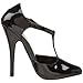 Pleaser Women's Domina-415 T-Strap Pump