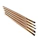 Polytree 5pcs Professional Eyebrow Brush Black Flat Angled Eye Brow Eyeliner Eyeshadow Brushes Makeup Tools