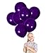 Treasures Gifted Dark Purple Balloons 100 Pack - Matte Violet Purple Balloons - 12 Inch Latex Party Decorations - Happy Birthday Supplies