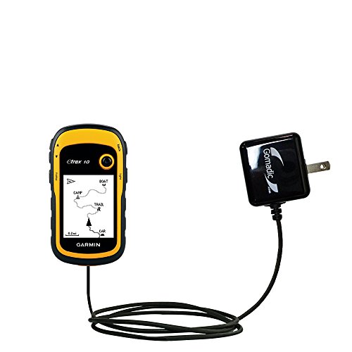 Gomadic Intelligent Compact AC Home Wall Charger suitable for the Garmin etrex 10 20 30 - High output power with a convenient, foldable plug design - Uses TipExchange Technology