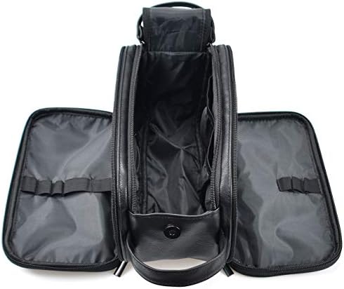 Loteaf Toiletry Bag for Men PU Leather Water-Resistant Travel Toiletry Bag Organizer Dopp Kit for Toiletries Accessories (Black) 3 Loteaf Toiletry Bag for Men PU Leather Water-Resistant Travel Toiletry Bag Organizer Dopp Kit for Toiletries Accessories (Black)