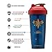 PERFORMA Marvel Shaker - Original Series, Leak Free Protein Shaker Bottle With Actionrod Mixing Technology For All Your Protein Needs! Shatter Resistant & Dishwasher Safe (Captain Marvel)(28oz)