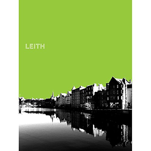 Wee Blue Coo Leith Shore Edinburgh Scotland Scottish Landmark Canvas Art Print