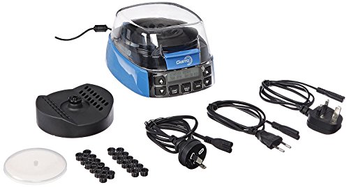 Heathrow Scientific HS10050 Gusto High Speed Mini-Centrifuge, 100 to 240VAC, 50/60Hz Universal Plug, Blue