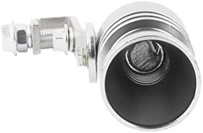 Broad Horizons Extra Large Size Turbo Sound Car Silencer Whistle Exhaust Pipe Blow-Off Valve Simulator for Universal Cars - Silver
