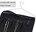 Misslo Closet Jewelry Hanging Non-woven Organizer Holder 30 Pockets 17 Hook and Loops With hanger - Black